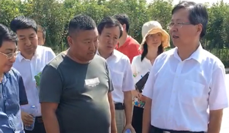 農(nóng)業(yè)部及負(fù)責(zé)領(lǐng)導(dǎo)一起參觀了愛(ài)麗潔農(nóng)村廁所改造產(chǎn)品，并得到了認(rèn)可